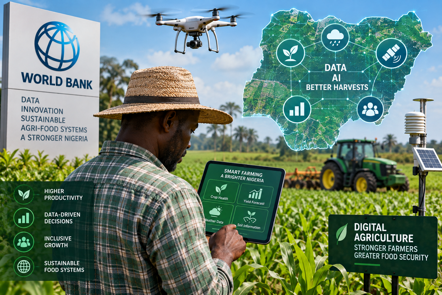 World Bank Pushes Digital Agriculture Data System to Power AI-Based Farming in Nigeria