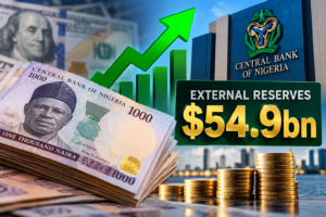 Naira Strengthens as Nigeria’s External Reserves Climb to $54.9bn